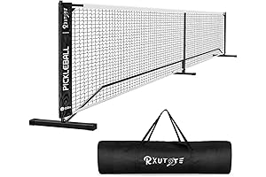 Portable Pickleball Net Set: 22 FT Regulation Size for Competitive Driveway Matches Anywhere