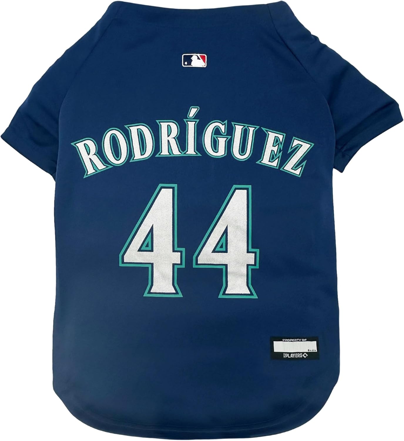 MLBPA - Julio Rodríguez, Julio Yarnel Rodríguez Jr, J-Rod #44 Pet Jersey - MLB Seattle Mariners Mesh Players, X-Large