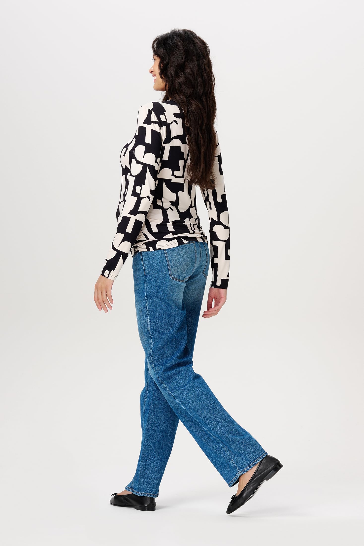 Koszulka Kobiety Eura Top Long Sleeve All Over Print