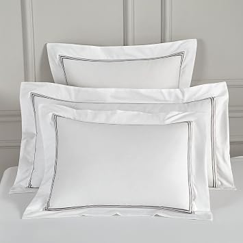 White Pillow Cases 2 Pack King Size, 100% Cotton Pillowcases, 50x90