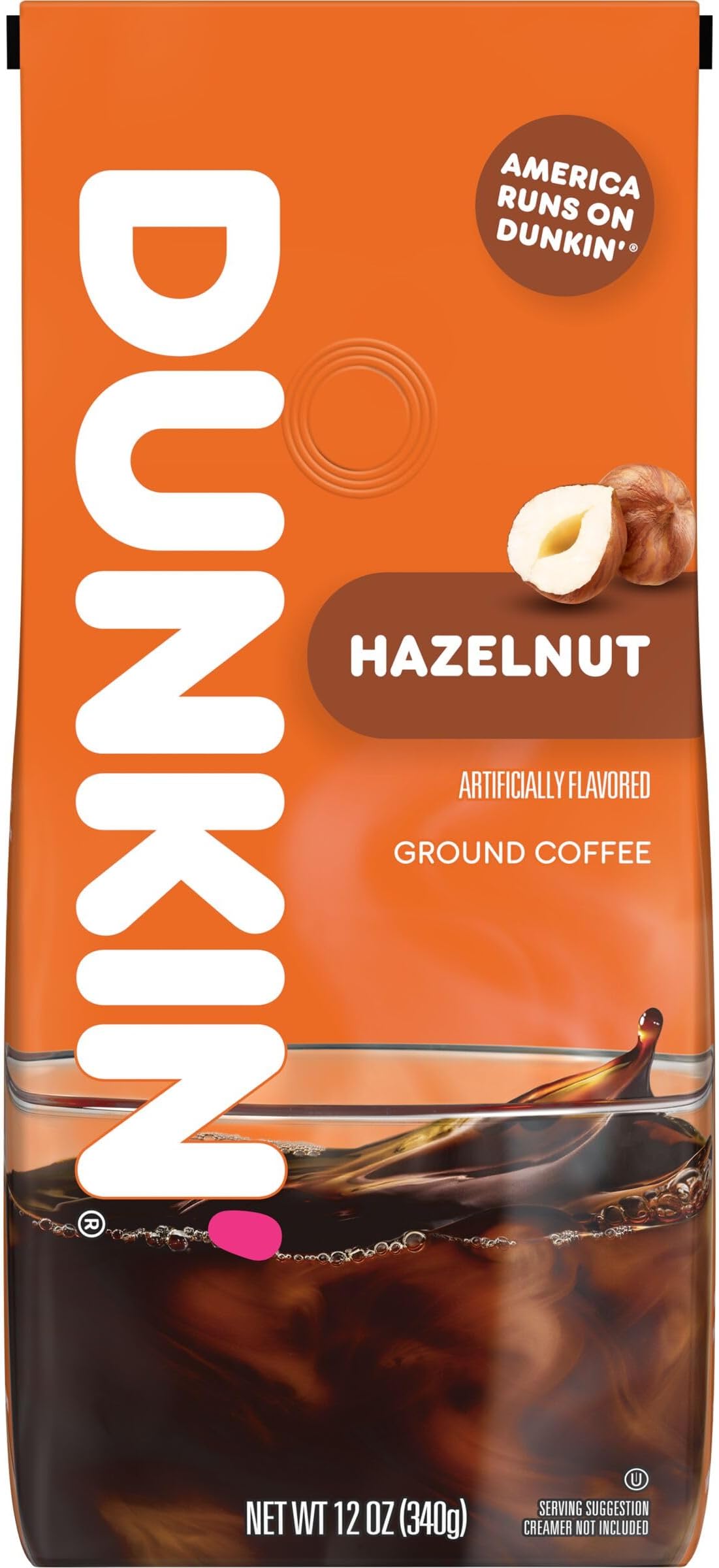 Hazelnut Flavored Ground Coffee,12 Ounce