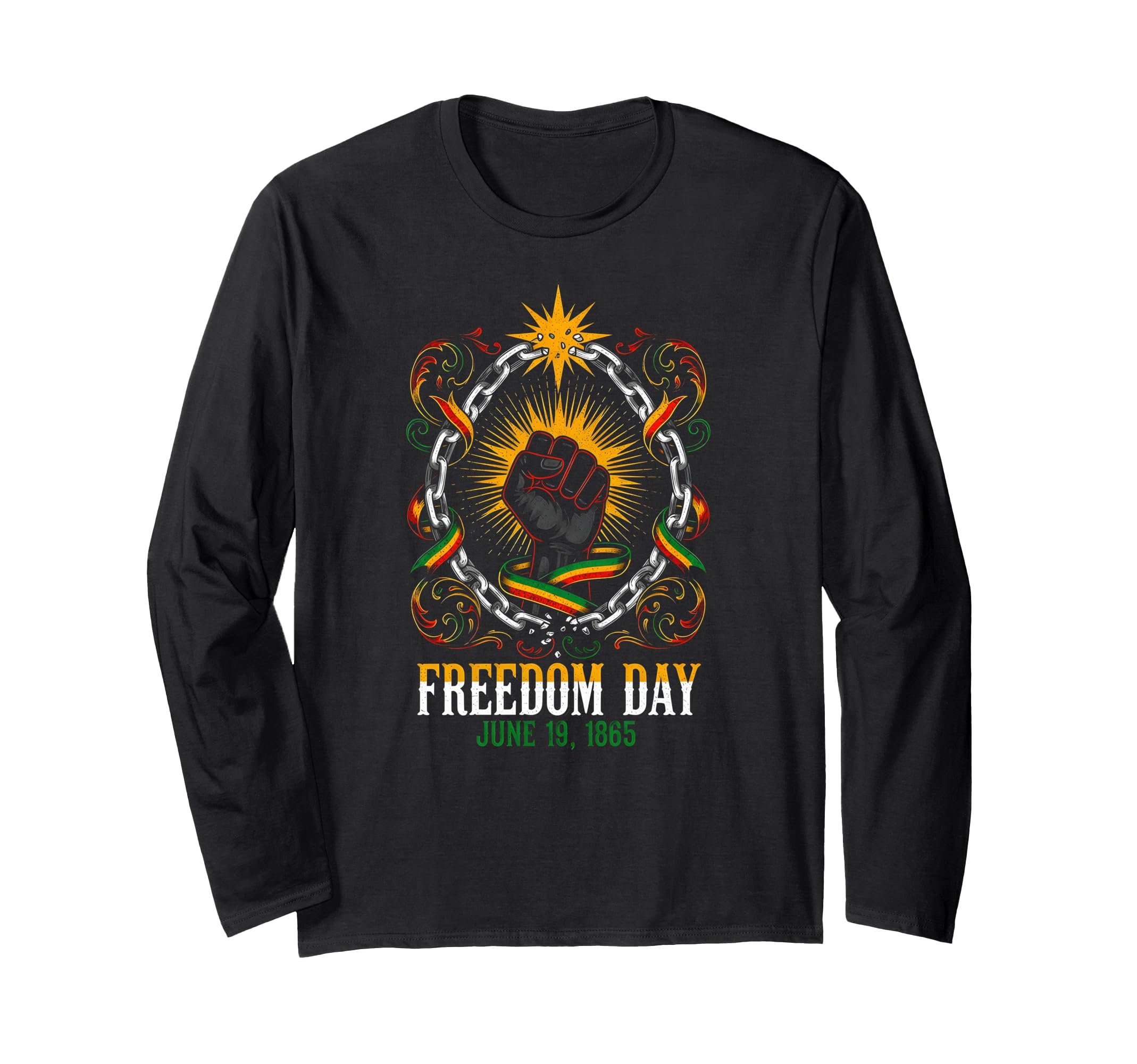 Amazon | Juneteenth Men Freedom Day 6月19日 1865年 かっこいい