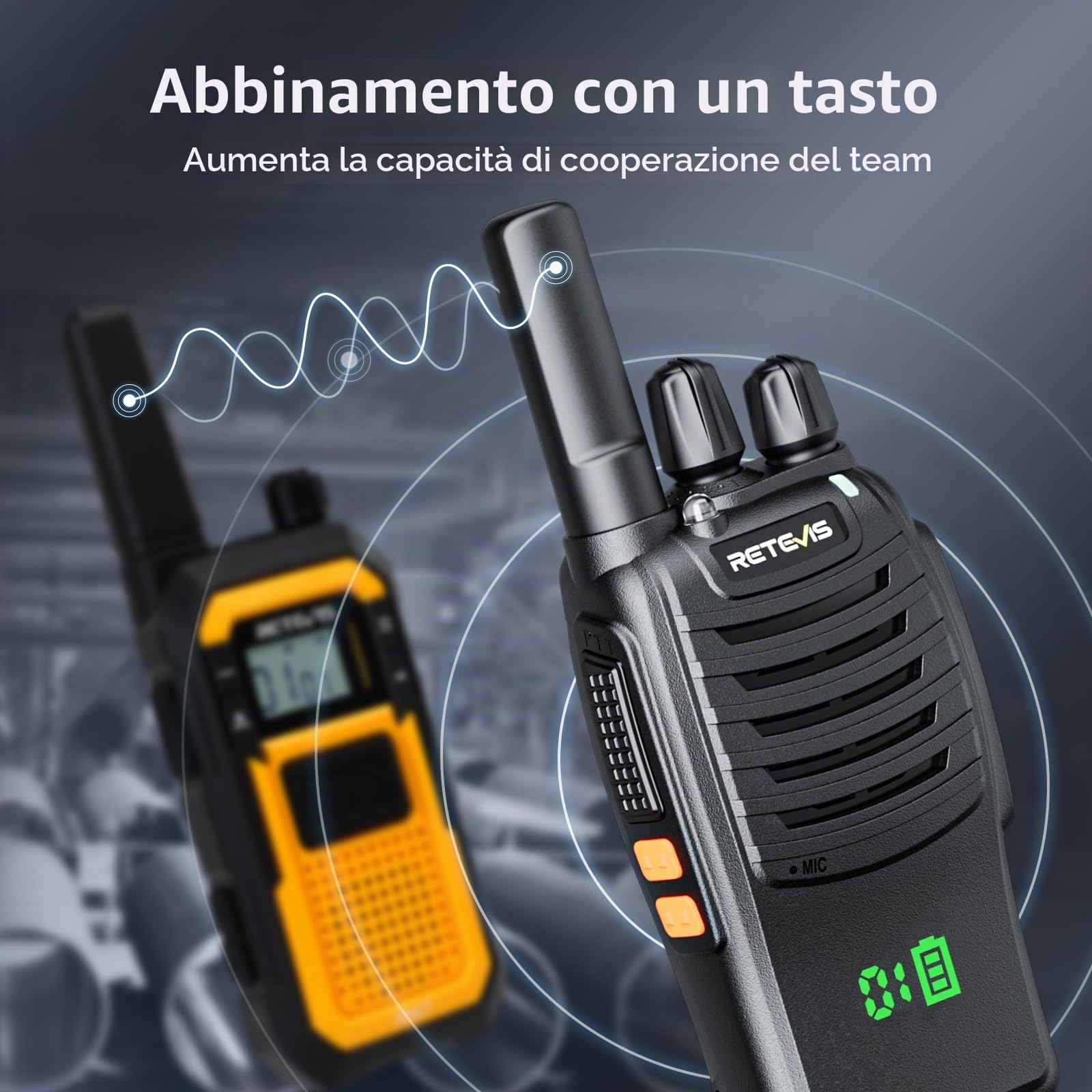 Retevis H777H Radio Bidirezionale Senza Licenza, Walkie Talkie con Schermo, 16 Canali, USB C, Walkie-Talkie professionali ricaricabili a lungo raggio, Walkie-Talkies per Produttore (Nero, 10 Pezzi) | 16 Canali, USB C, Walkie-Talkie professionali ricaricab