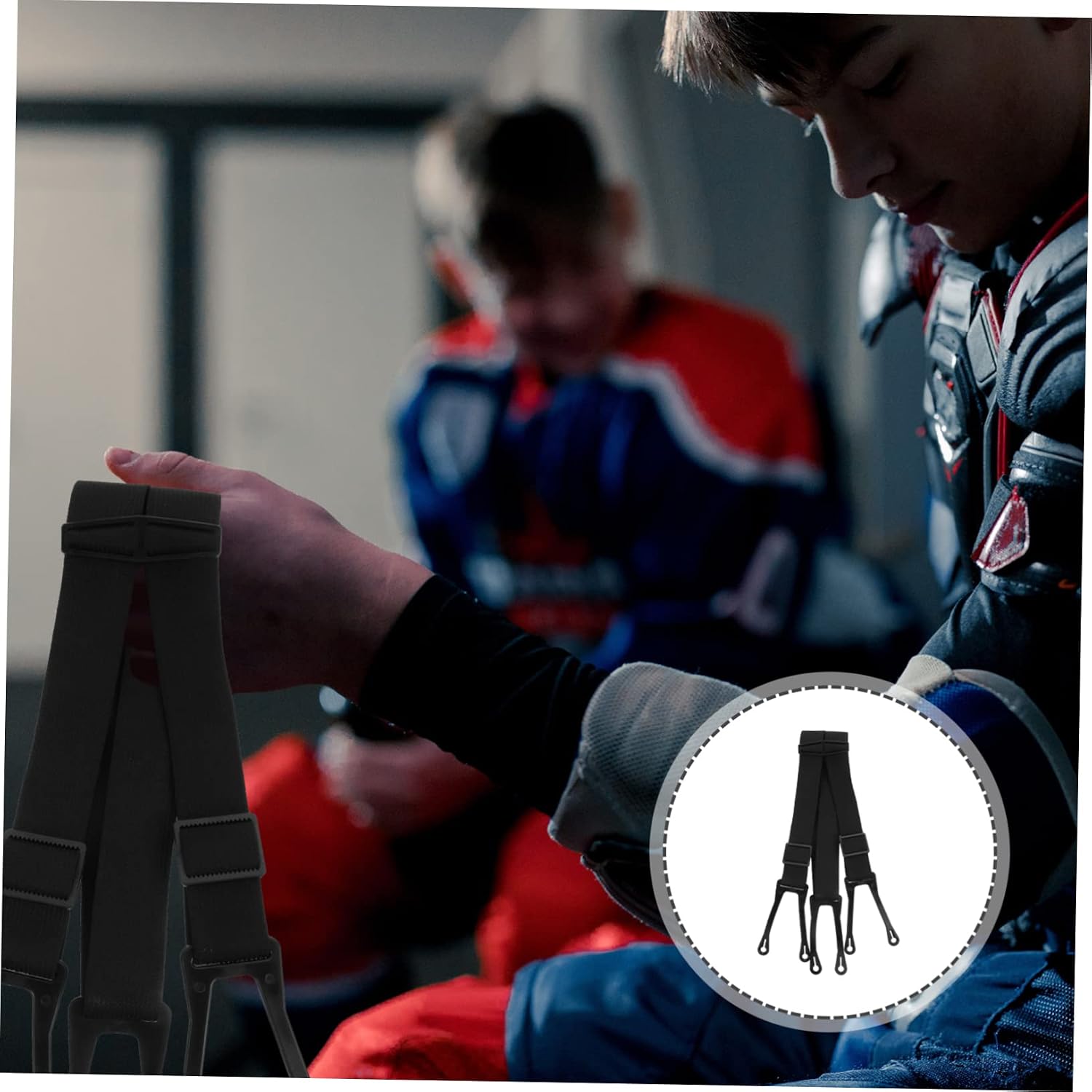 Ice Hockey Drop Strap Pants Traction Belt Belt Heavy Lifting Straps Hockey Belt Pants Tractor Pants
