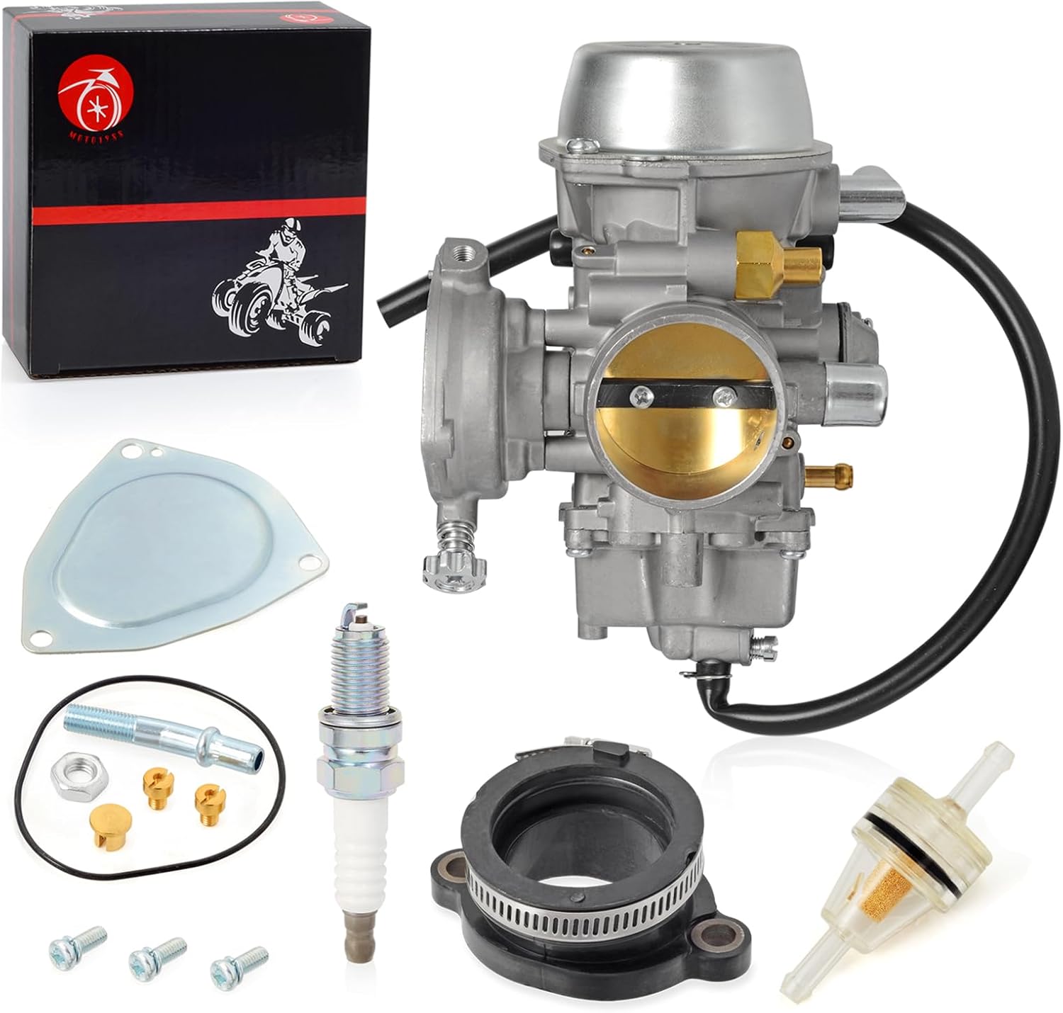 Carburetor Carb & Intake Manifold For Polaris Outlaw 500 Predator 500 2003 2004 2005 2006 2007