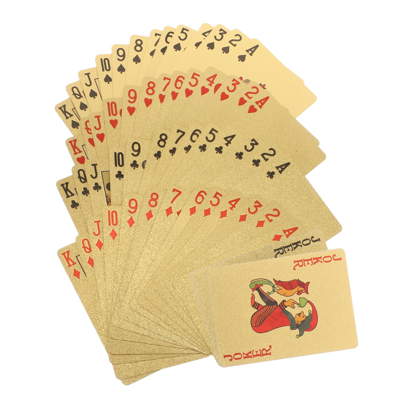 Abaodam Cartas De Póker De Plástico Impermeables para Fiestas y Reuniones Familiares Accesorios De Divertidos De Cartas Portátil y Duradero