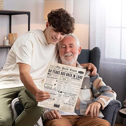 Miniatura 6 de Zyulin Tarjeta de cumpleaños número 84, divertidos regalos de cumpleaños 84 para mujeres y hombres, decoraciones únicas de cumpleaños de 84 años,