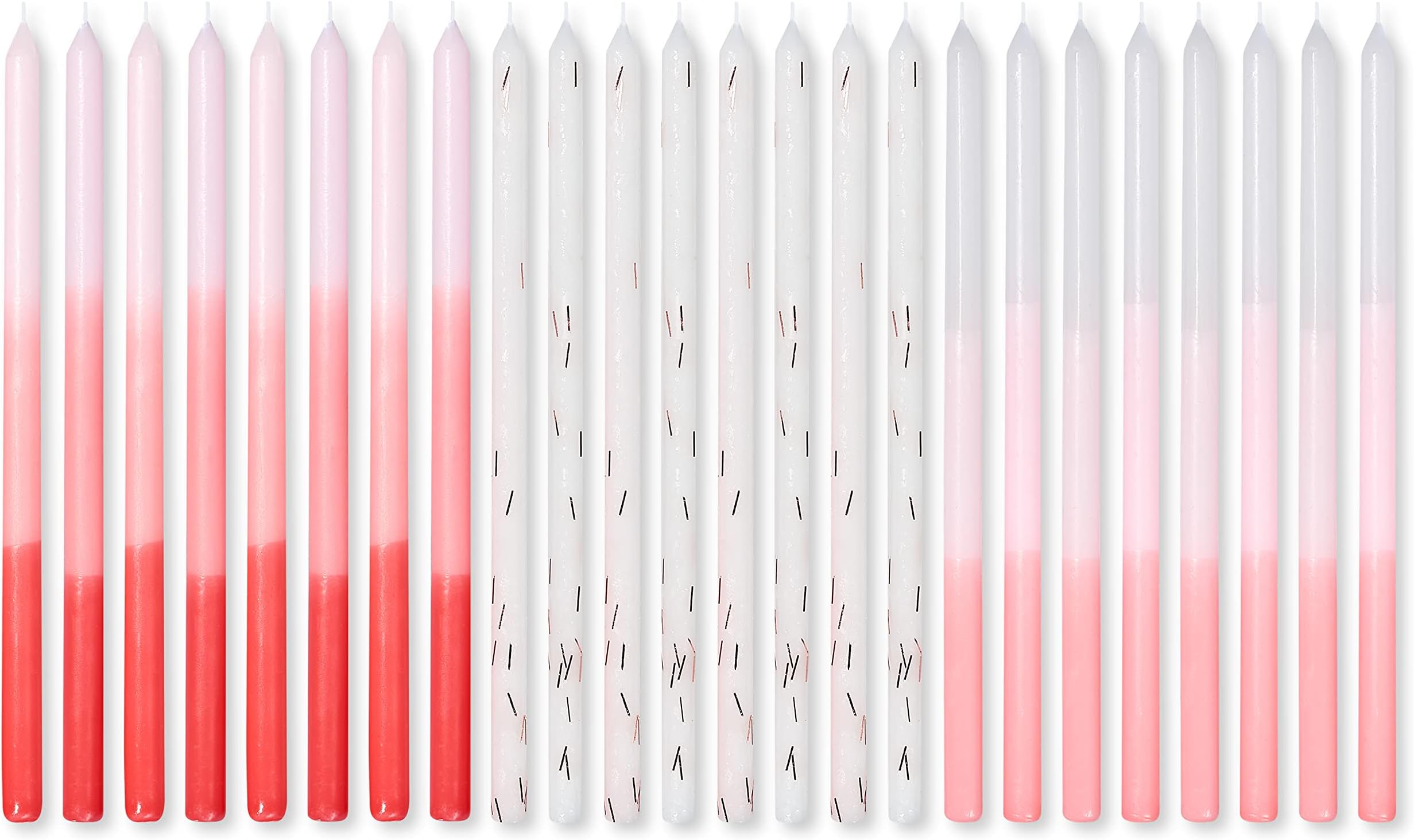 Birthday Candles, Pink Ombre (24-Count)