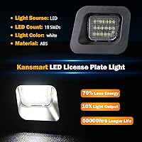 Vista 4 de Luz LED para placa de matrícula compatible con Dodge Ram 1500 2500 3500 2003-2018, accesorios de luces de matrícula, montaje de repuesto