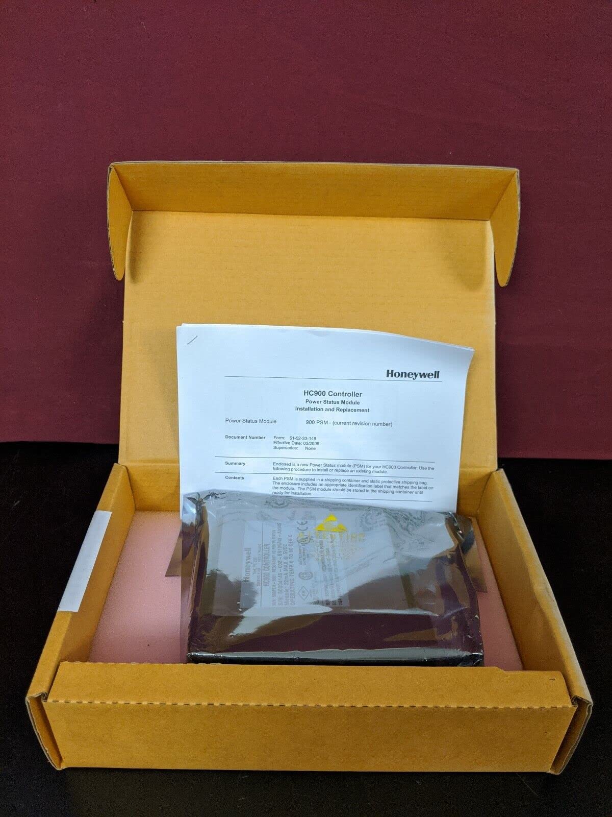 for Honeywell 900PSM-0001 HC900 Controller Redundant I/O Power Status Module Nib NOS