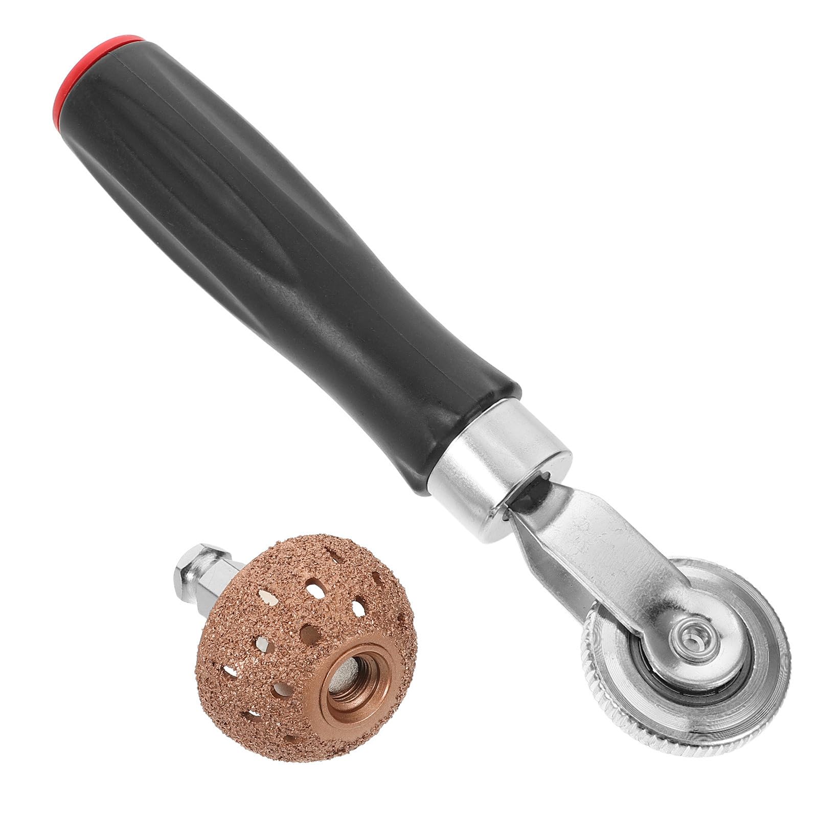 Kit réparation pneus : réparez les fuites d'air avec la meule acier vanadium et rouleau