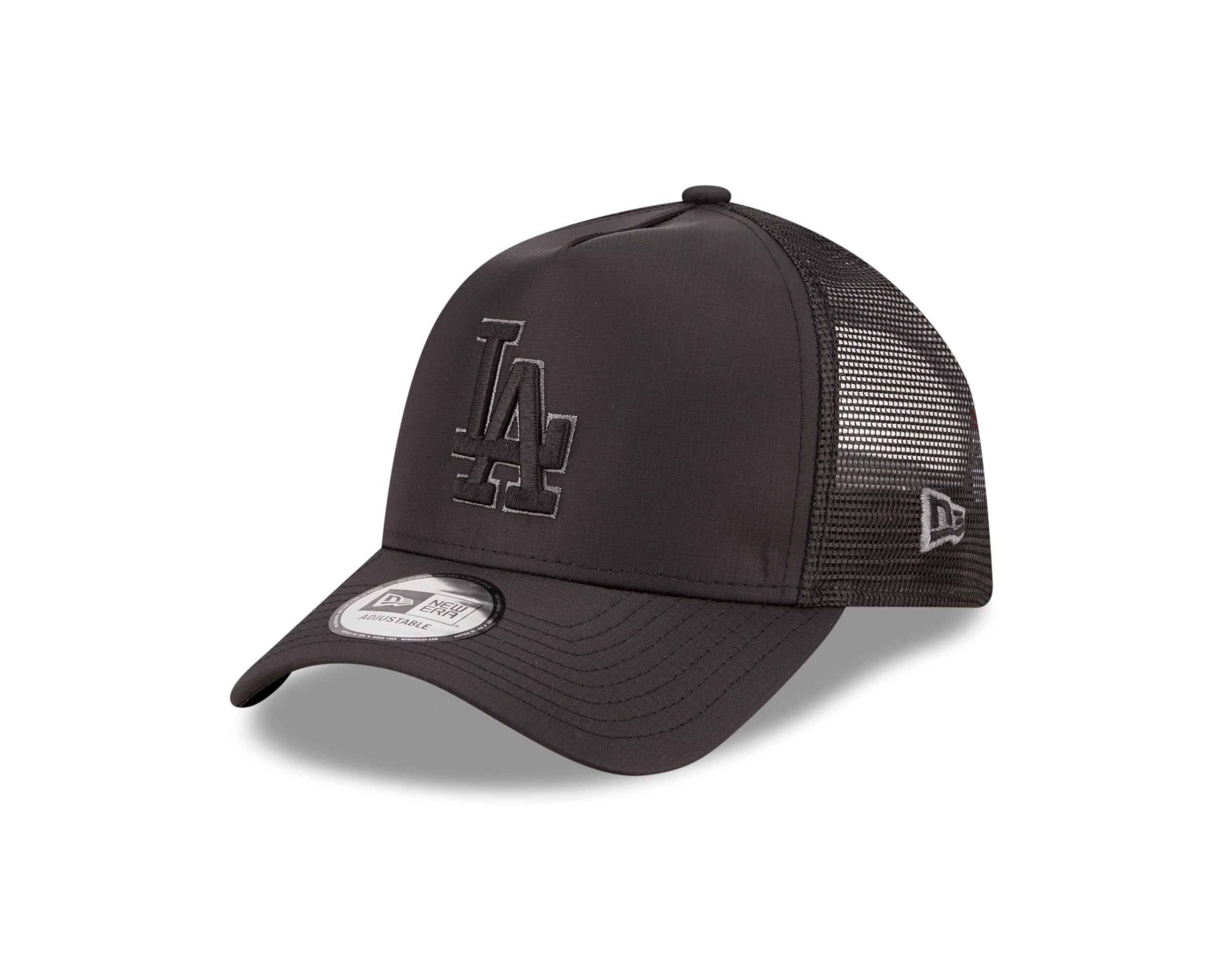 New Era LA Cap Los Angeles Dodgers MLB Baseball Tonal Trucker hat Adjustable mesh Black — image 1