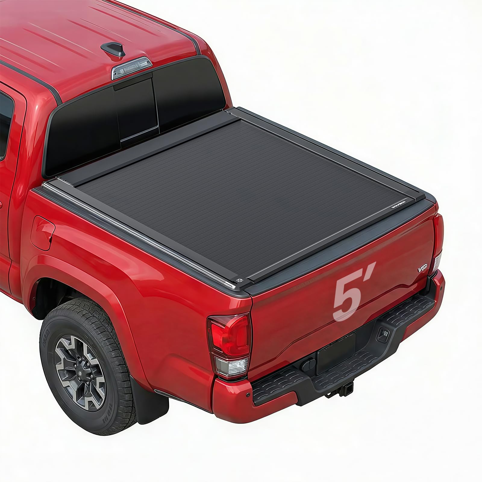 WOLFBOX Power Retractable Tonneau Cover for 2024-2026 Toyota Tacoma 5'' Bed