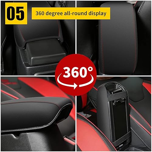 Miniatura 6 de AOMSAZTO Fundas de neopreno para reposabrazos para Hyundai Sonata 2015-2019