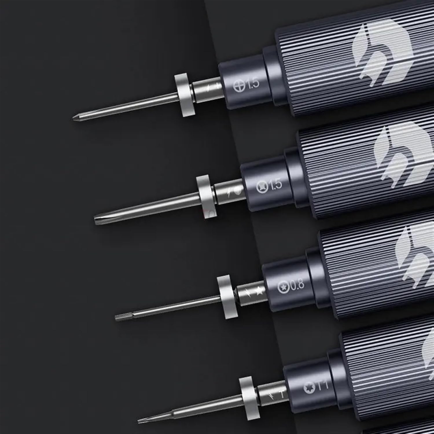 AVIMYA JM-8190 Screwdriver Set S2 Steel Repair DIY Hand Tools Hex Magnetic Handle Screw Driver Bits Cross Plum Y-shaped Star Tool (Color : B 1pcs)