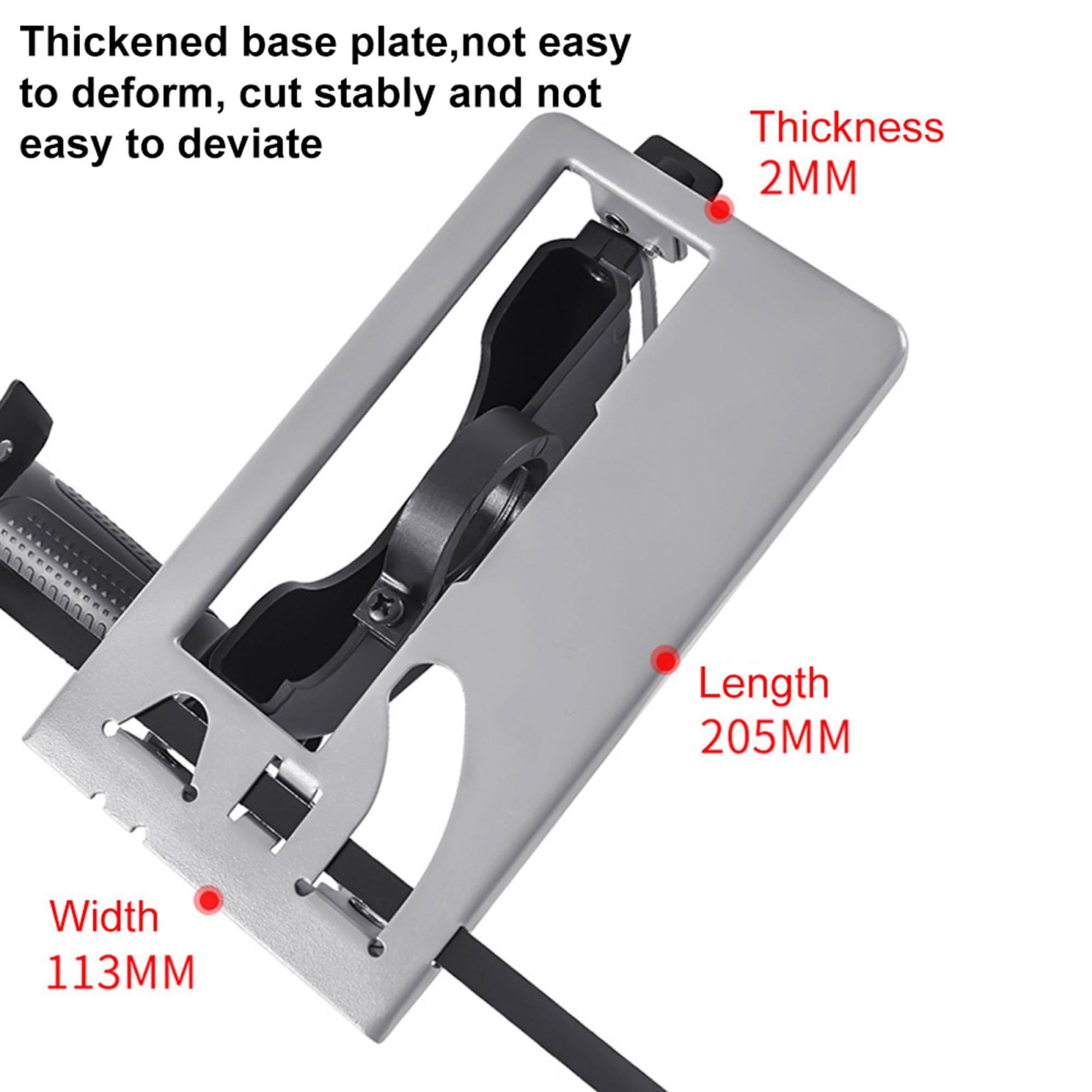Soporte de corte para amoladora angular ajustable 45 grados con guía base