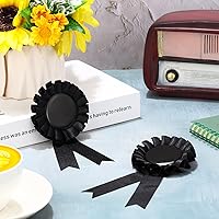 Vista 7 de Cinta de premio en blanco de 12 piezas, premio de premio de 1er lugar, medalla de roseta, cinta de participación de reconocimiento de victoria