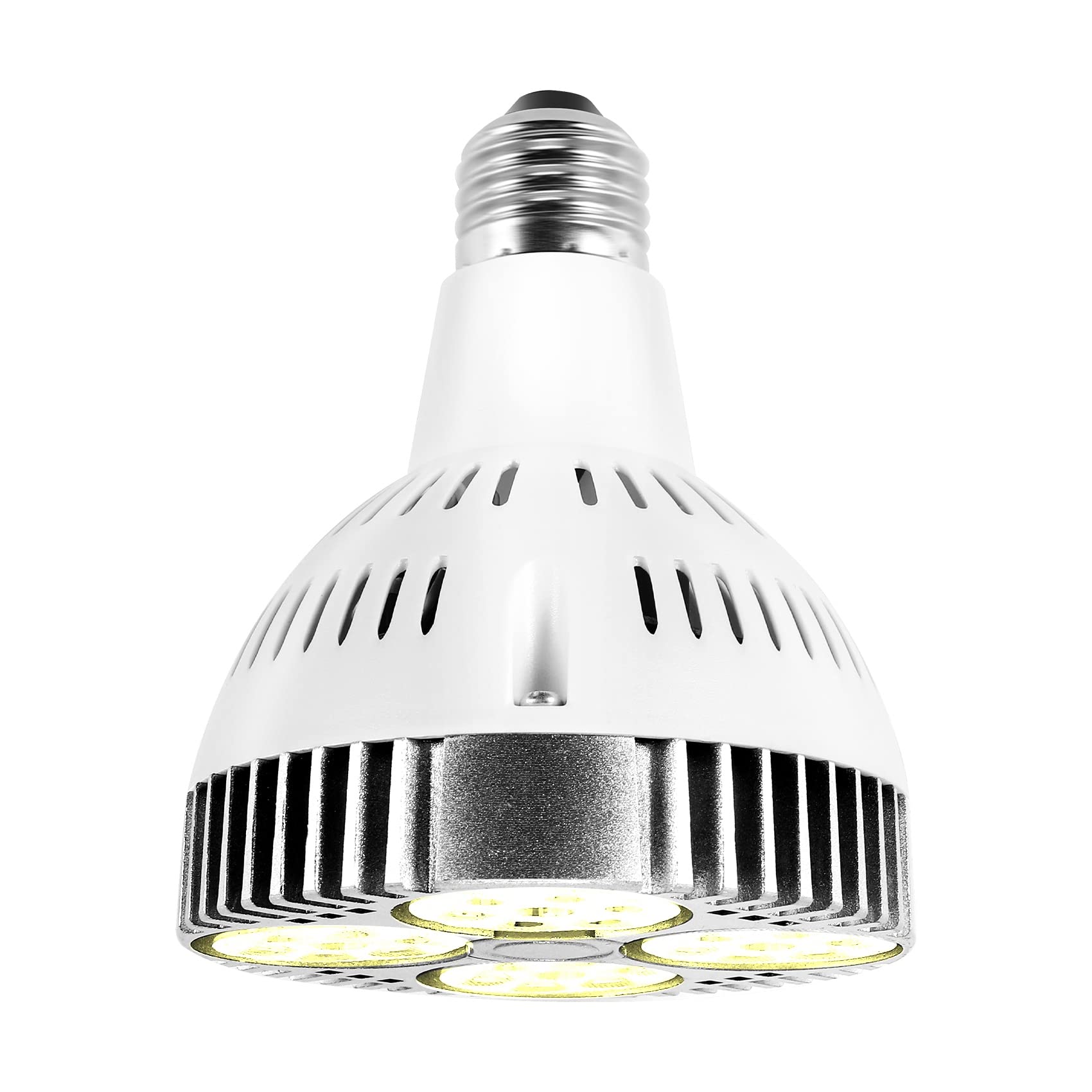 Fuhjythy Light/White E27 Plant Lamp Bulb 35W Led Plant Grow Full Spectrum Warm For Indoor Garden Greenhouse