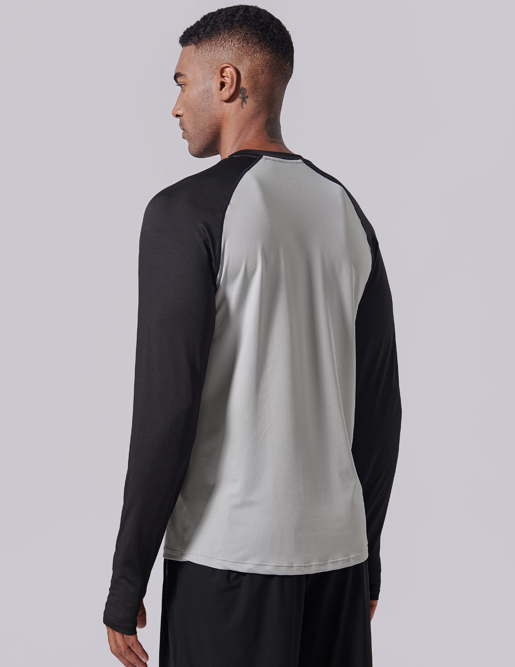 Liberty Imports Athletic Long Sleeve T Shirts with Thumbholes Camiseta Hombre (Pack de 3)