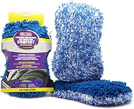 MAFRA Comfort Car Wash Pad, Dual Action Microfibre Cloth, Cleans and Attracts Dirt, for Deep Cleaning of the Blue Body