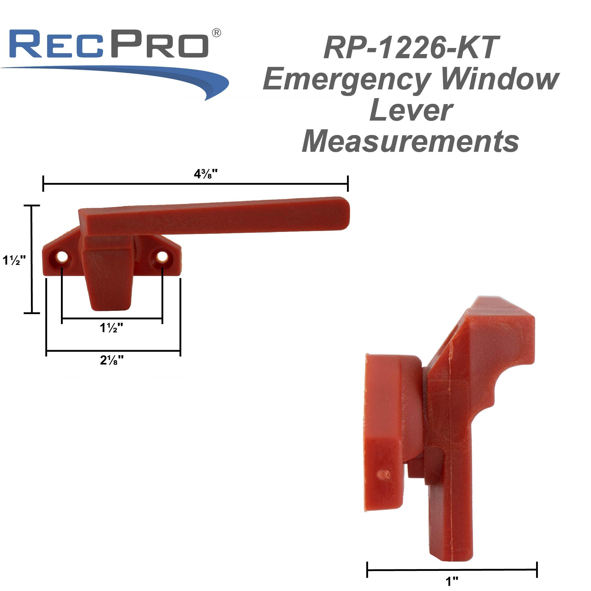Rec Pro Rv Window Clips Rv Emergency Window Latch RV Emergency Exit Window Latch Replacement ...