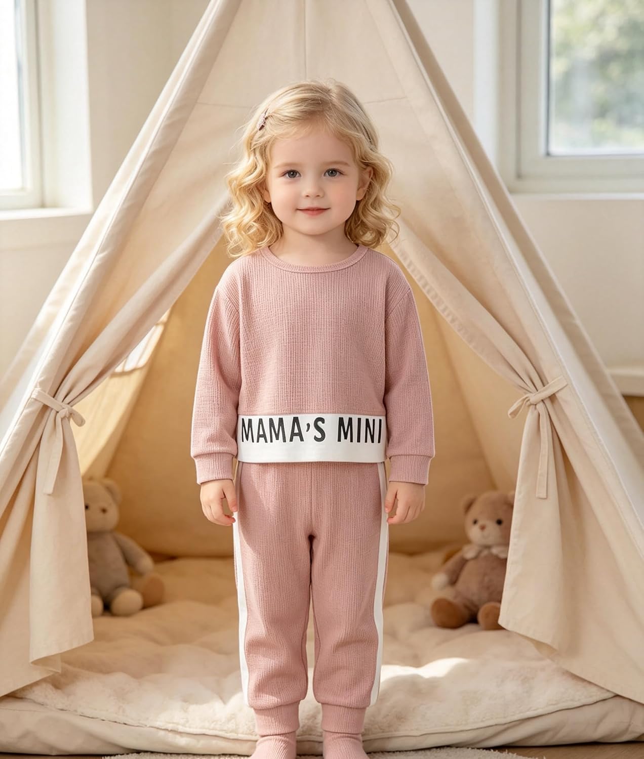 ZOEREA Toddler Baby Girls Clothes Fall Winter Outfits little Sets 1-7T image 4