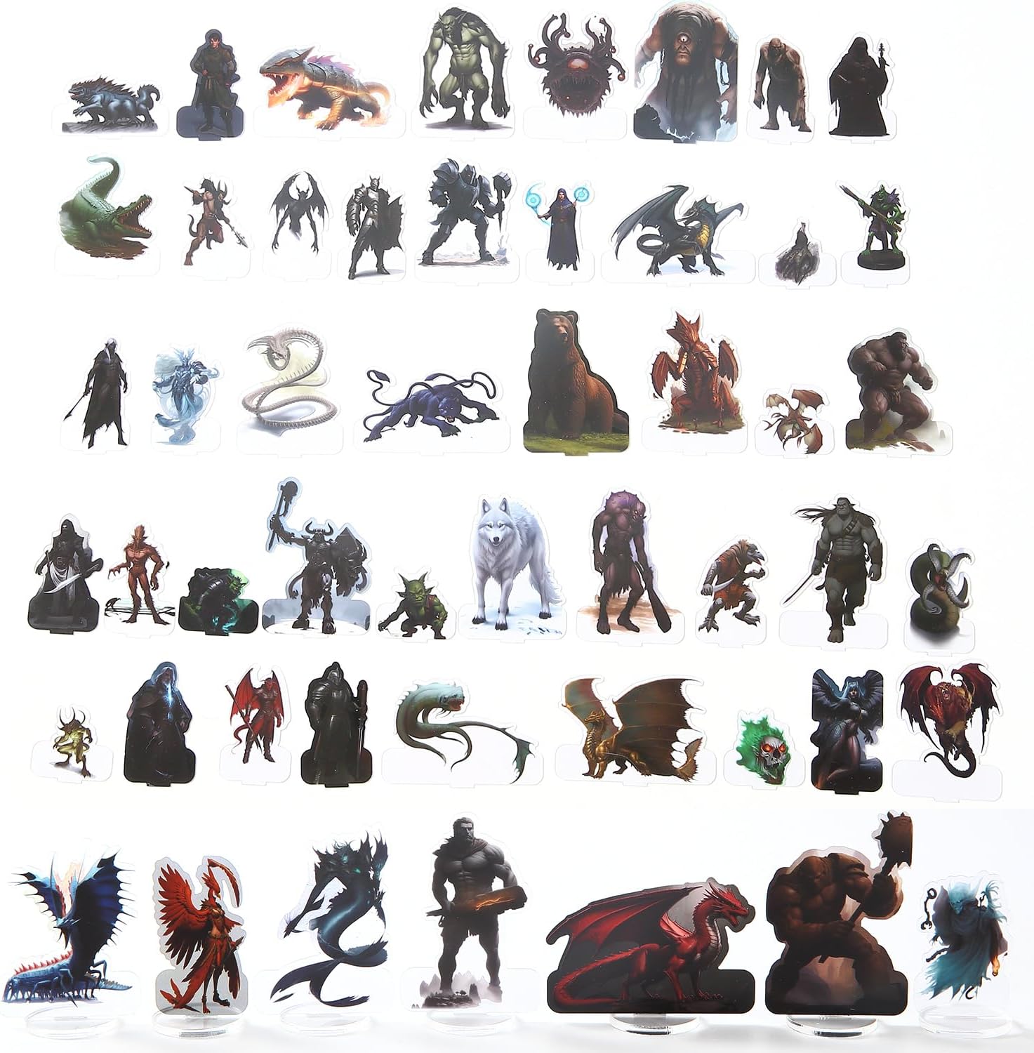 Amazon DND ミニチュア ダンジョンズアンドドラゴンズ スターターセット 53 ファンタジーアート ミニ D&D 5E用