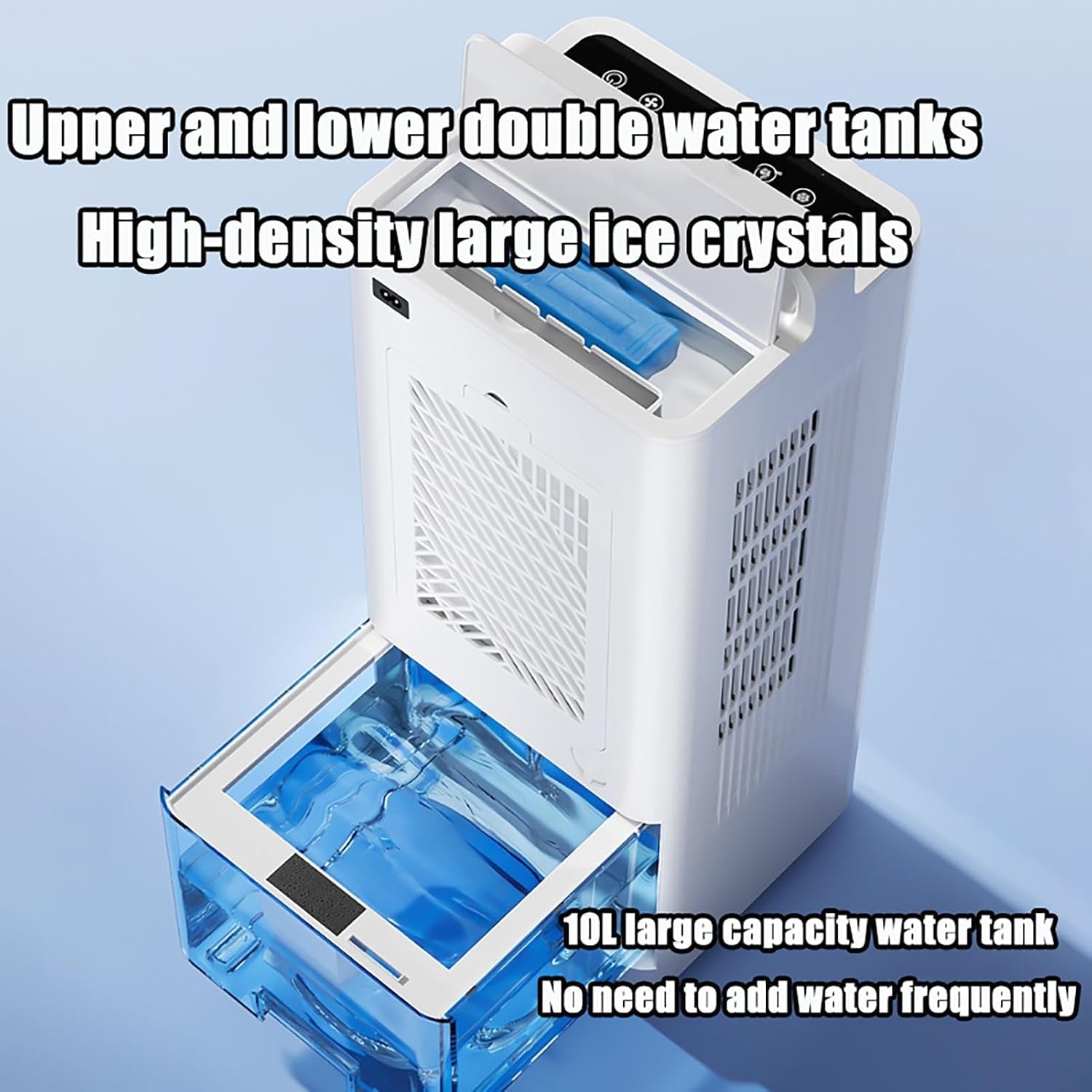 Unidad de aire acondicionado portátil 8100, baja energía con kit de instalación, temporizador, pantalla digital, ventilador de refrigeración 4 en 1 para el hogar, oficina, habitación