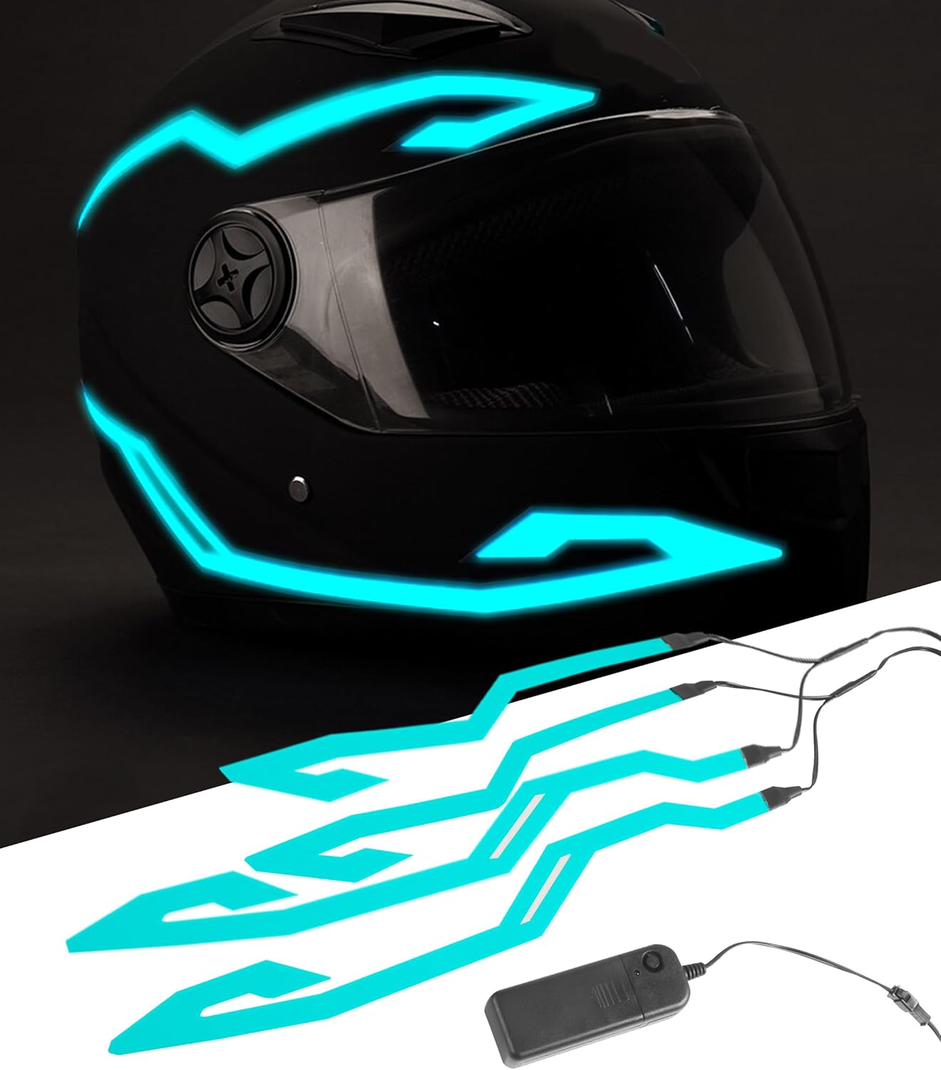 bylikeho Helmet Light Motorcycle Helmet Light Car