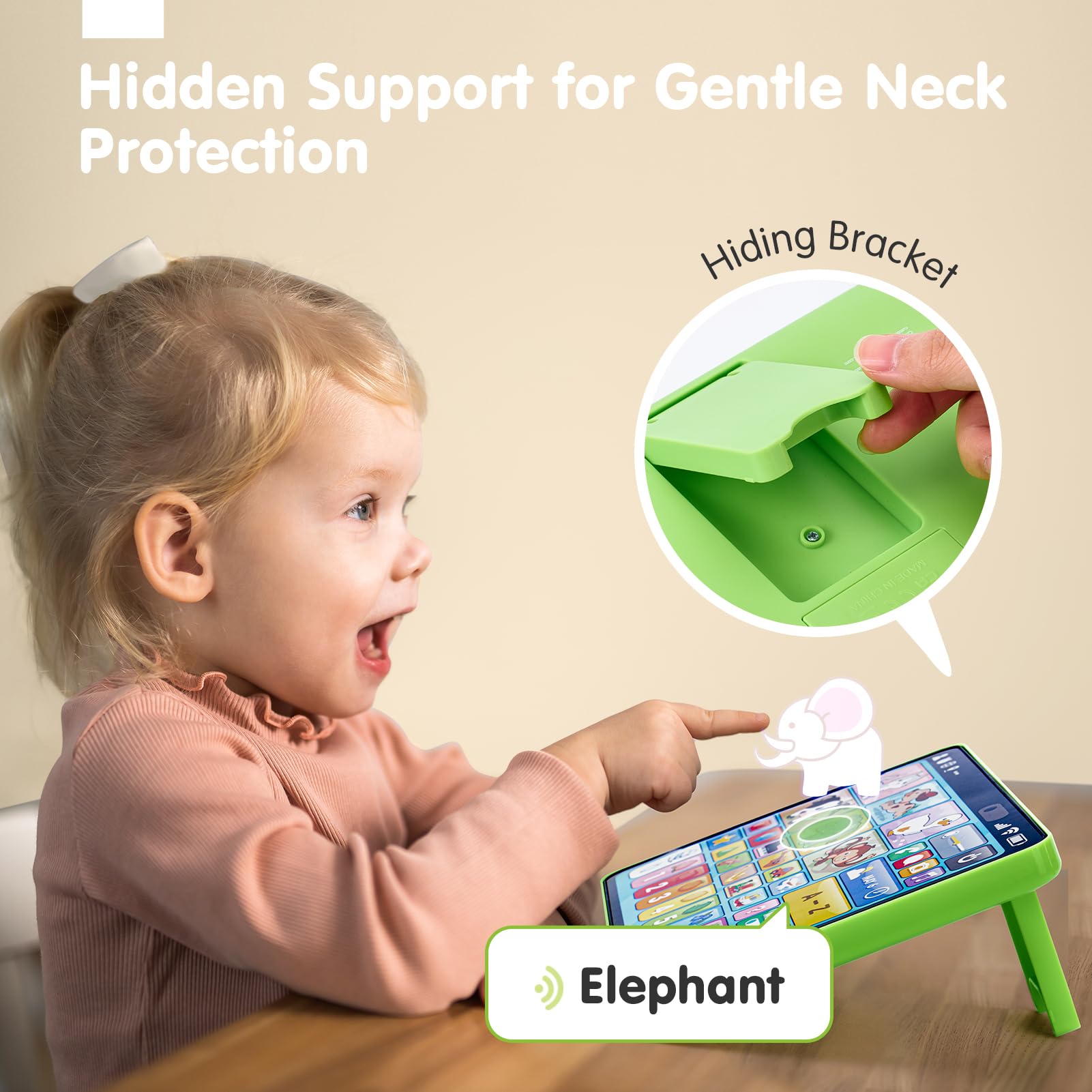 hahaland Multilingual (EN/DE/FR/IT/ES) Baby Learning Tablet for 1 Year Old+ Boys & Girls, Musical Educational Toys - Image 2