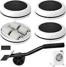 Sollevatore Mobili, Elevata Capacità di Carico, Design Antiscivolo, Attrezzo per Sposta Mobili con Ruote, Multifunzionale Ruote per Mobili, Ruote per Spostare Mobili, per Divani, Tavoli, Armadi (1)