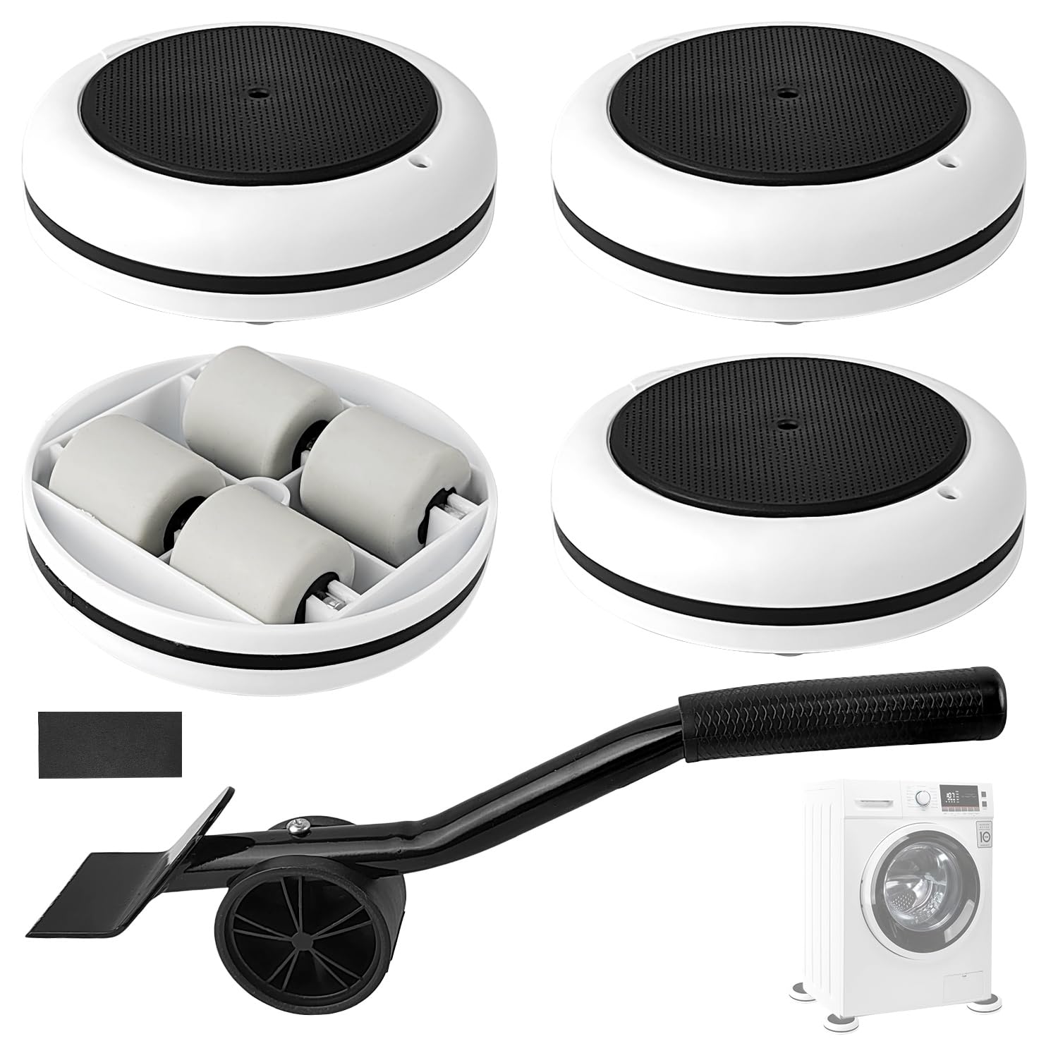 Set Di Trasporto Obili Facile Da Spostare, Piastra Obile Sollevatore - Foto 2