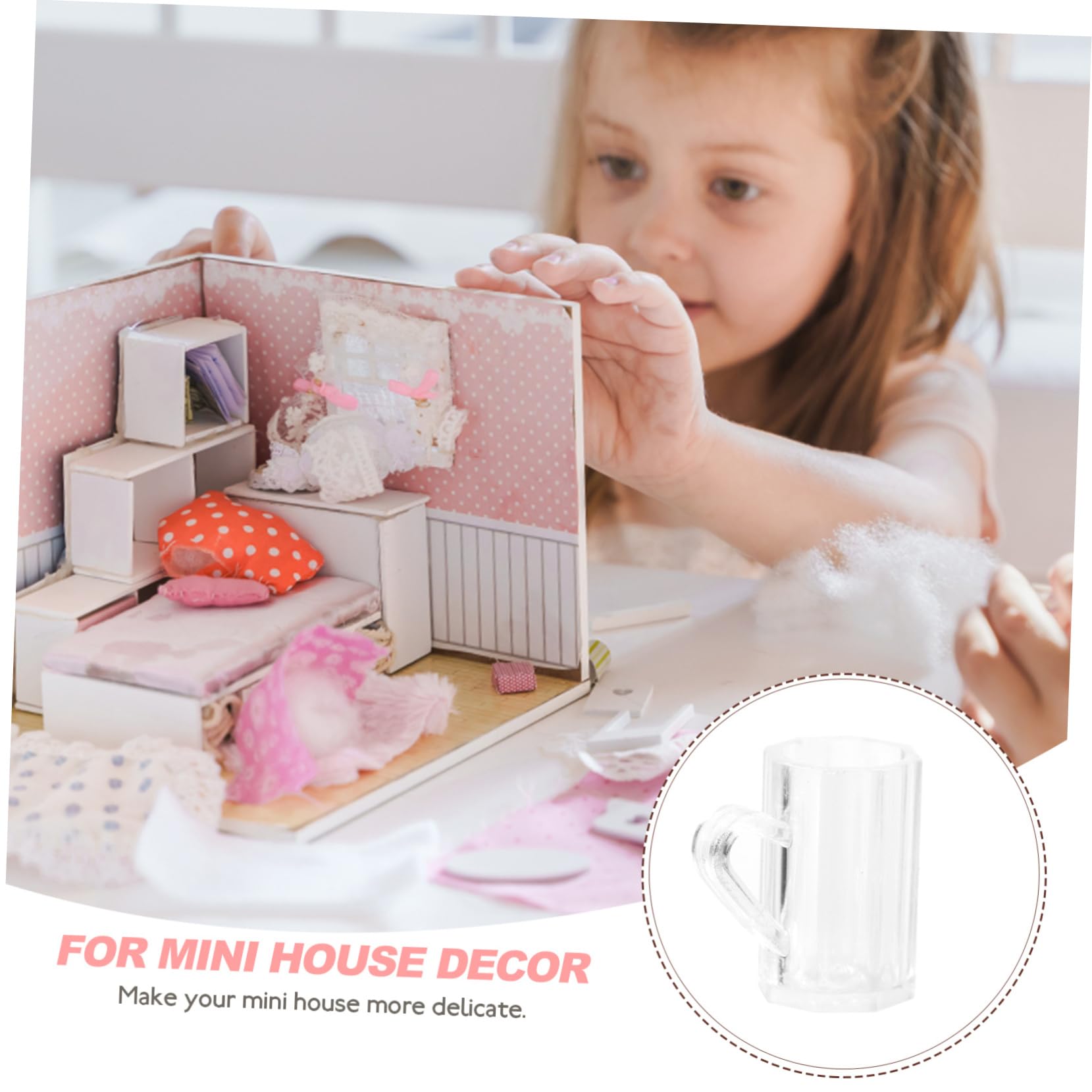 Amazon.com: SUPVOX Miniature Beer Mugs for Dollhouse 20pcs Miniature Beer  Cup Models for Home Decor : Toys & Games