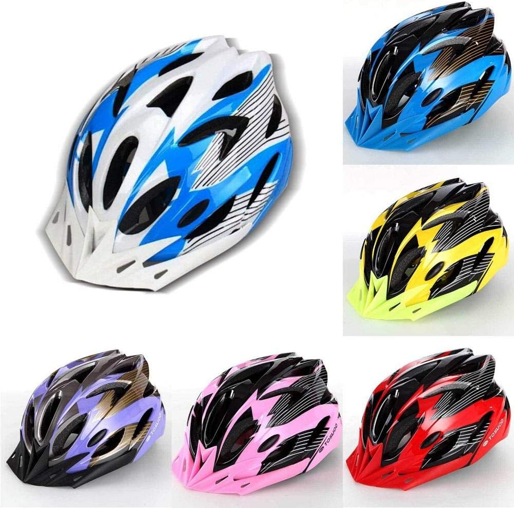 YULEW Bicycle Light Helmet Multicolor Male and Female