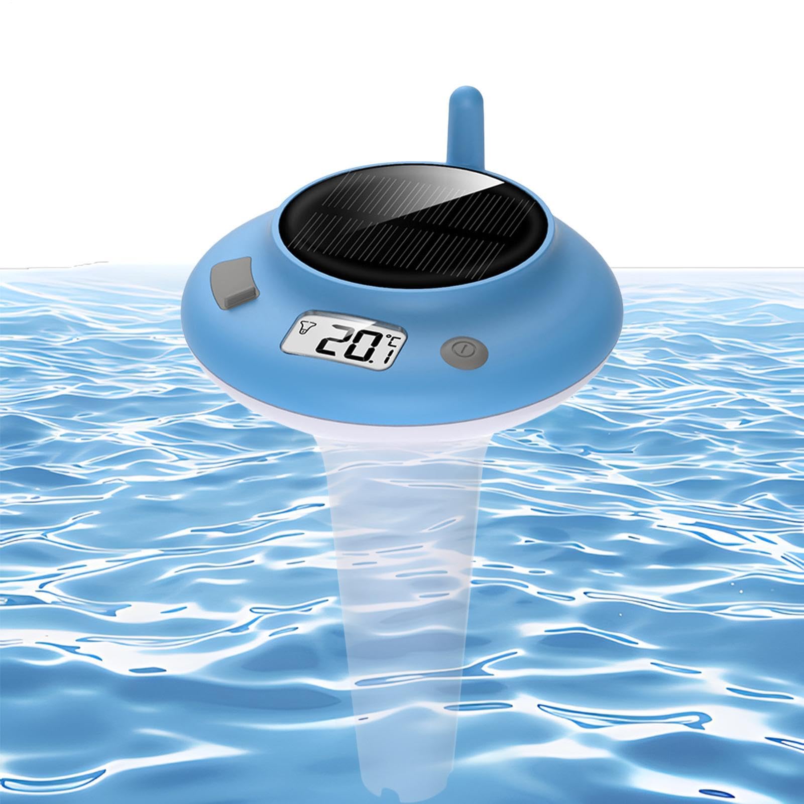 Termometro Piscina a Display LCD Display Digitale LCD Impermeabile | Facile Lettura per Vasca Idromassaggio Per Proprietari Casa Acquario Laghetto Spa Vasca Calda