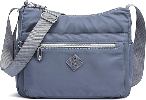 ETidy Large Crossbody Bag For Women Waterproof Lightweight Casual Shoulder Handbag Purse