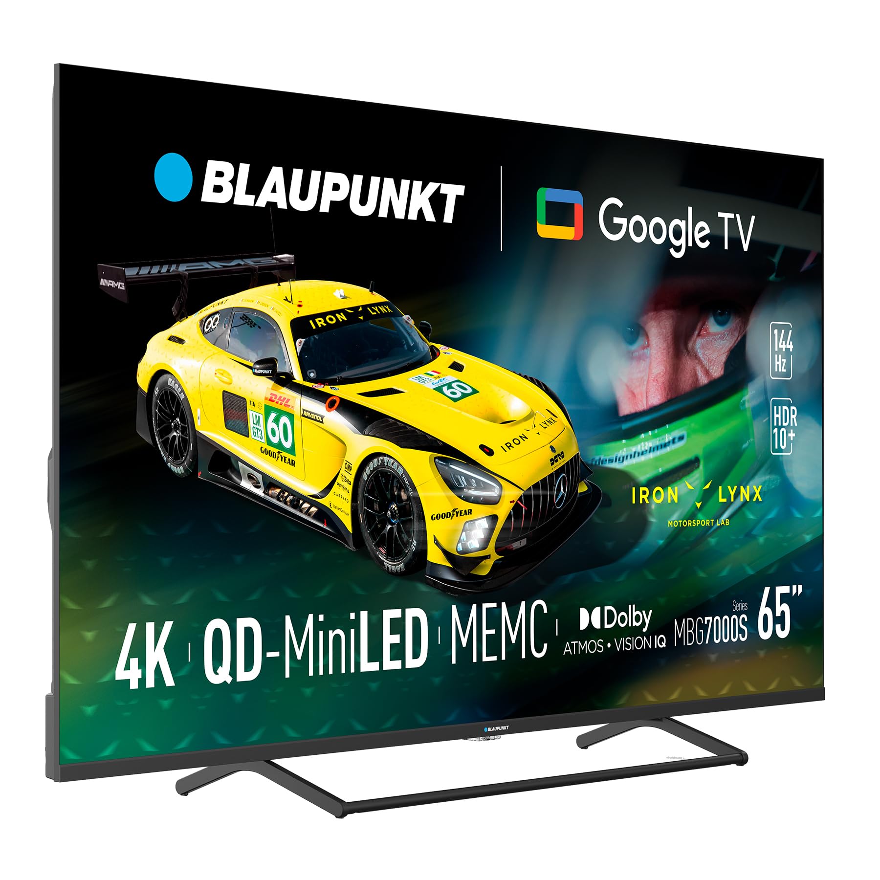 BLAUPUNKT 65" Smart TV, Google TV, HDR 10+, MiniLED, UHD (4K),Dolby Atmos,Dolby Vision,Dolby IQ, MEMC, 144Hz,65MBG7000S