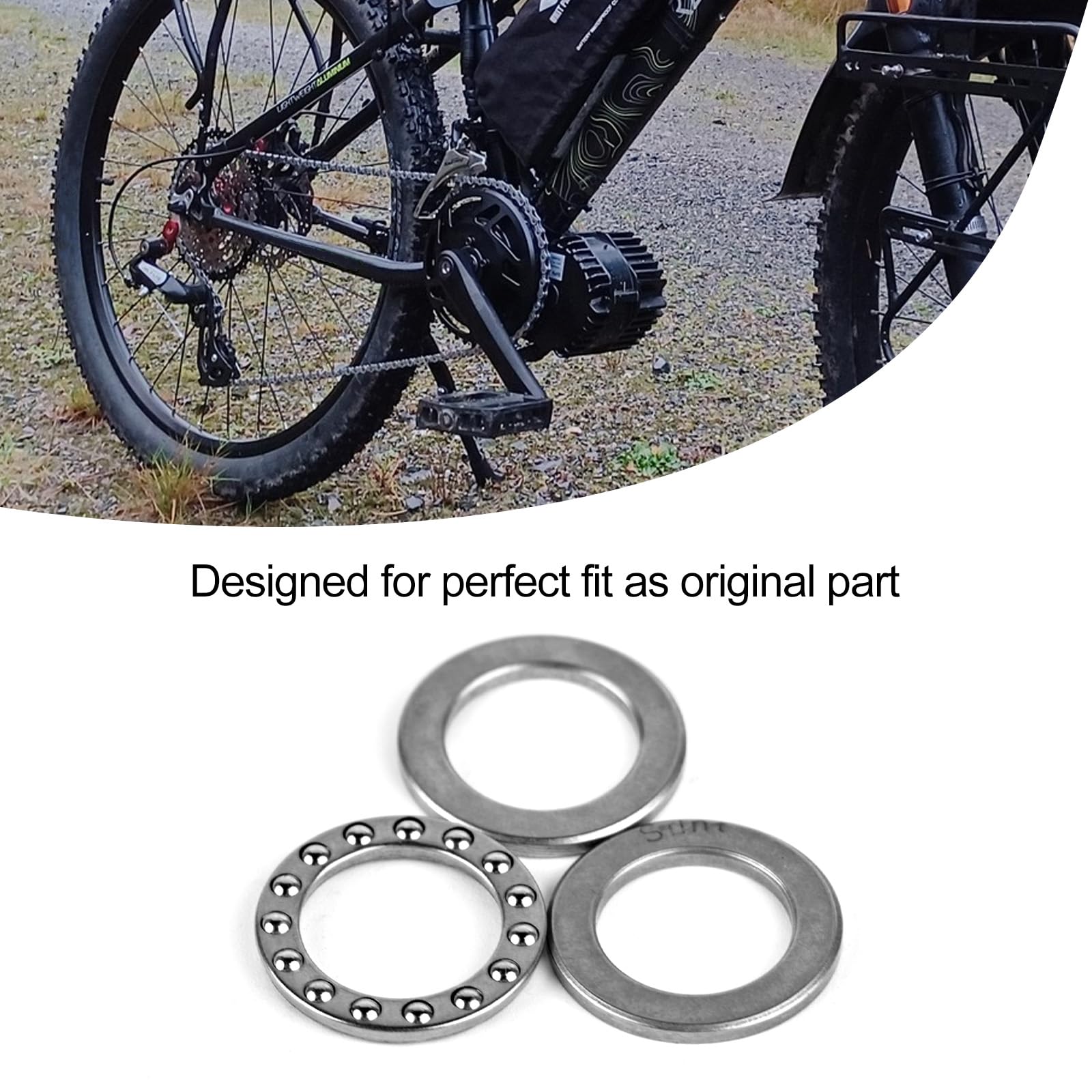 Bafang Roulements de butée de moteur à entraînement moyen – Acier inoxydable pour BBS01, BBS02, BBS-HD G320