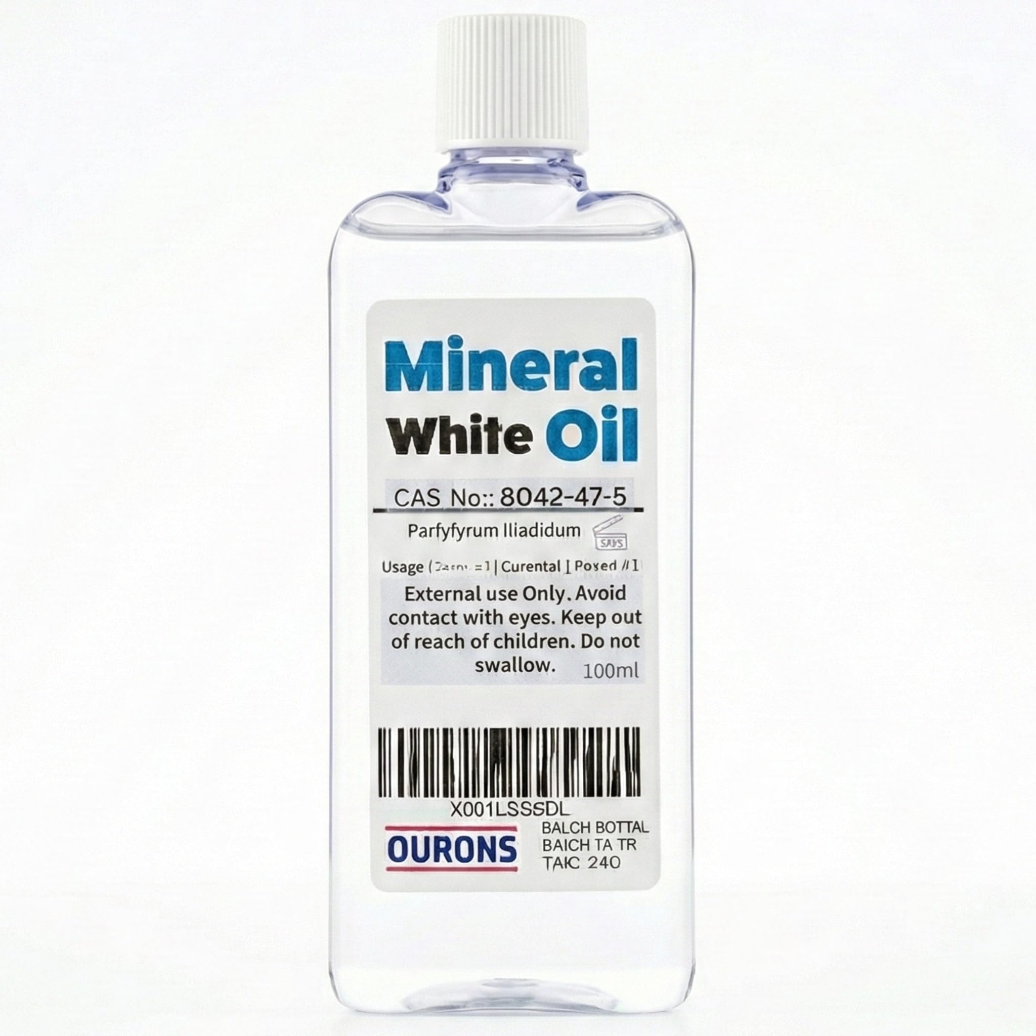100ml White Mineral Oil - Pure Food Safe