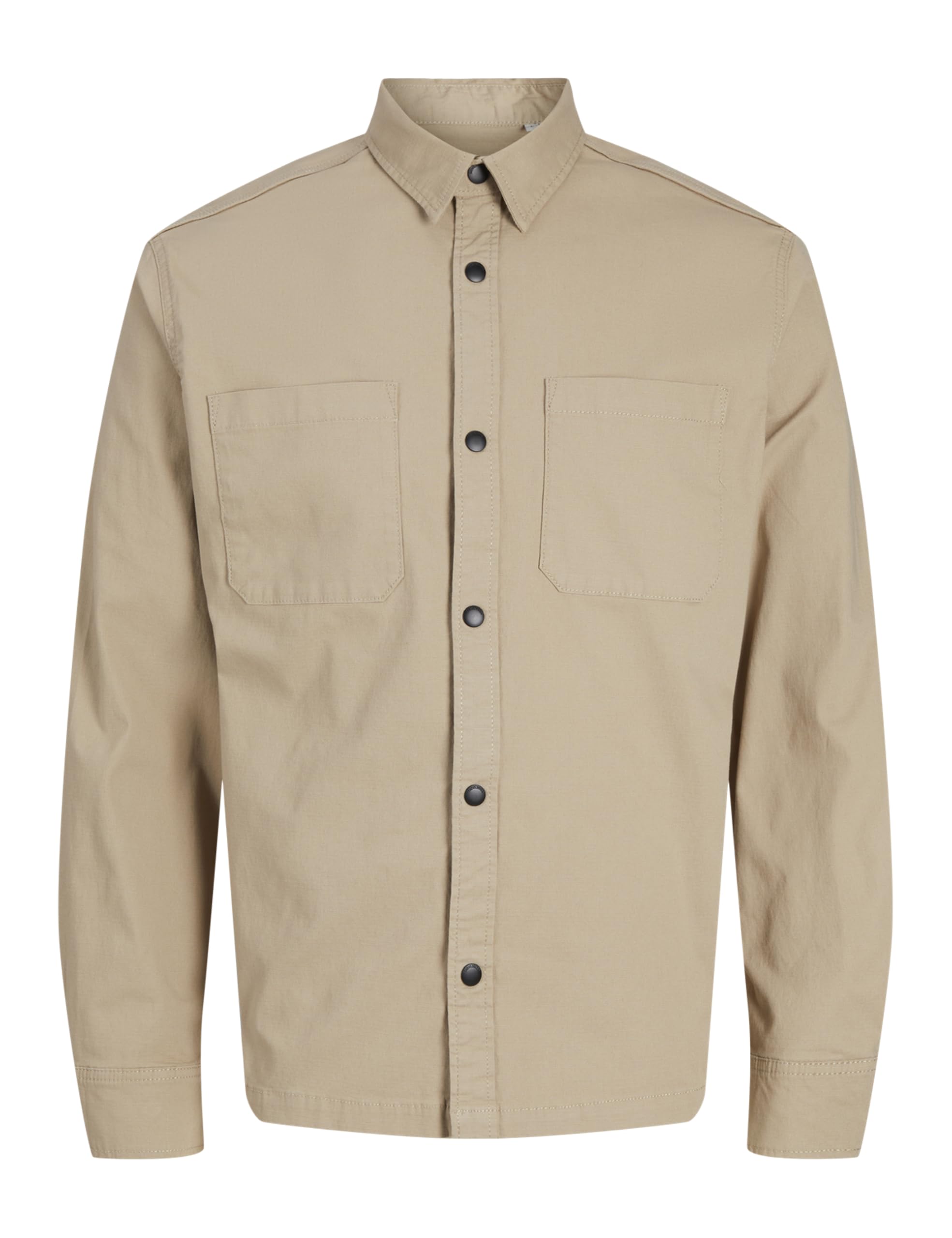 Jack & Jones Jcologan Ripstop Overshirt LS, Crockery, L