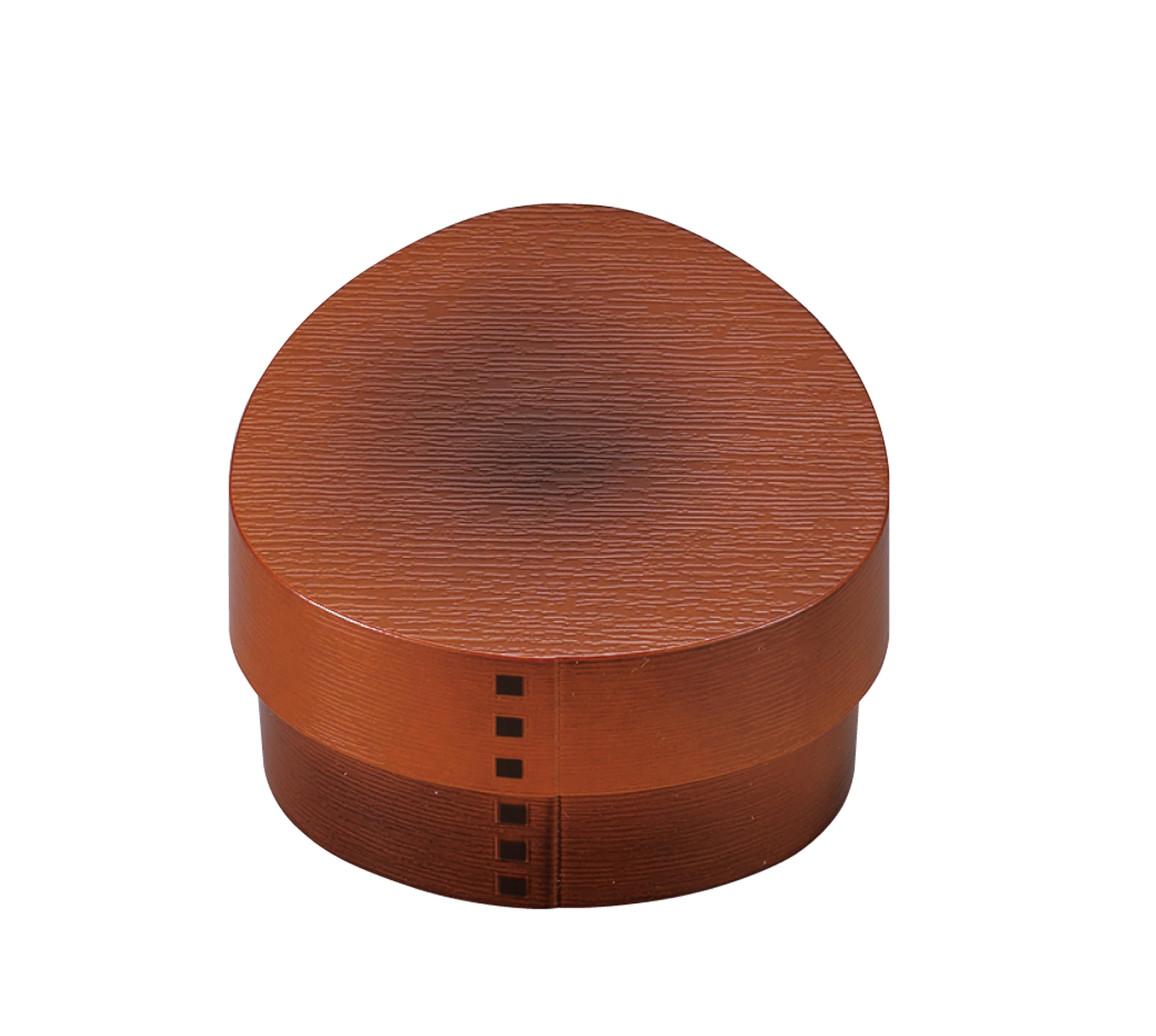 Tatsumiya Magewappa Style Onigiri Rice Ball Case Light Brown Made in Japan
