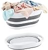 Deconox Foldable Laundry Basket 27 Liters, Foldable Toy Basket, Plastic Laundry Basket, Foldable Laundry Seat | Ideal Storage Solution with 27 Liters Volume!