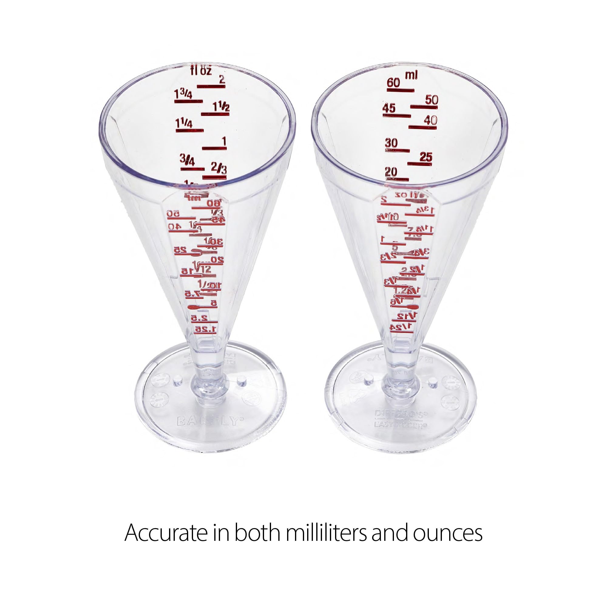 Easy Jigger® Spirit Measure by Difford’s Guide and Barfly | Cocktail Jigger Spirit Measures (1/4oz, 1/2oz, 1oz, 2oz) for Unbeatable Accuracy| Single or Double Shot Alcohol Measure — Amazon image 4