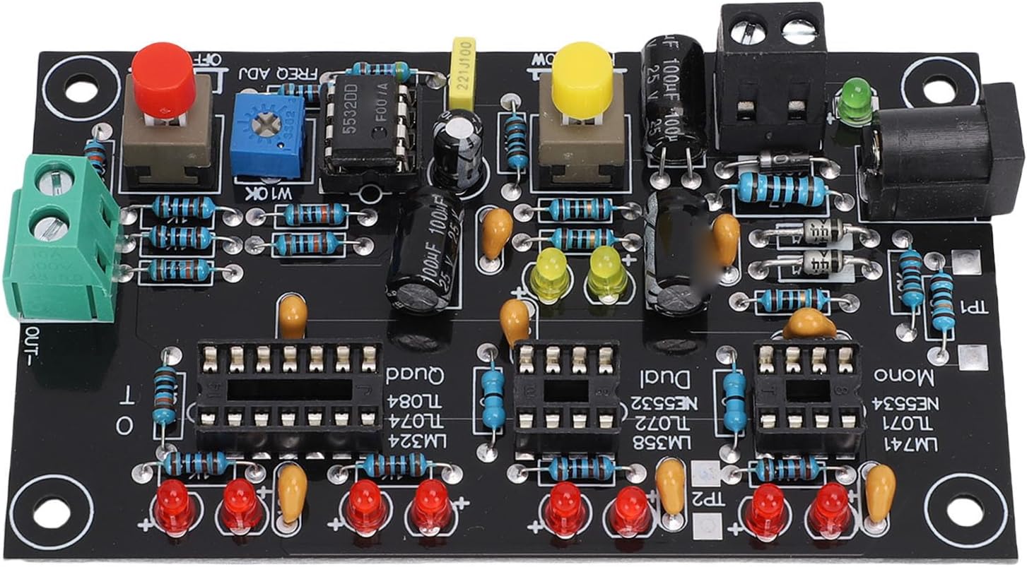 OP AMP Testing Module, Operational Amplifier Testing Board, High Low Speed Differentials DC Offset Measurement Tool with User Friendly Interface