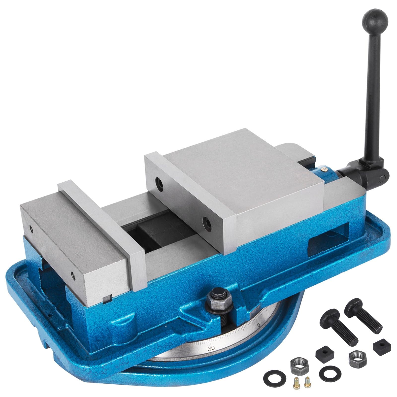 Morsa da banco for fresatura ad alta resistenza da 6" Morsa da banco ad alta precisione con ganasce da 6 pollici e base girevole a 360 gradi