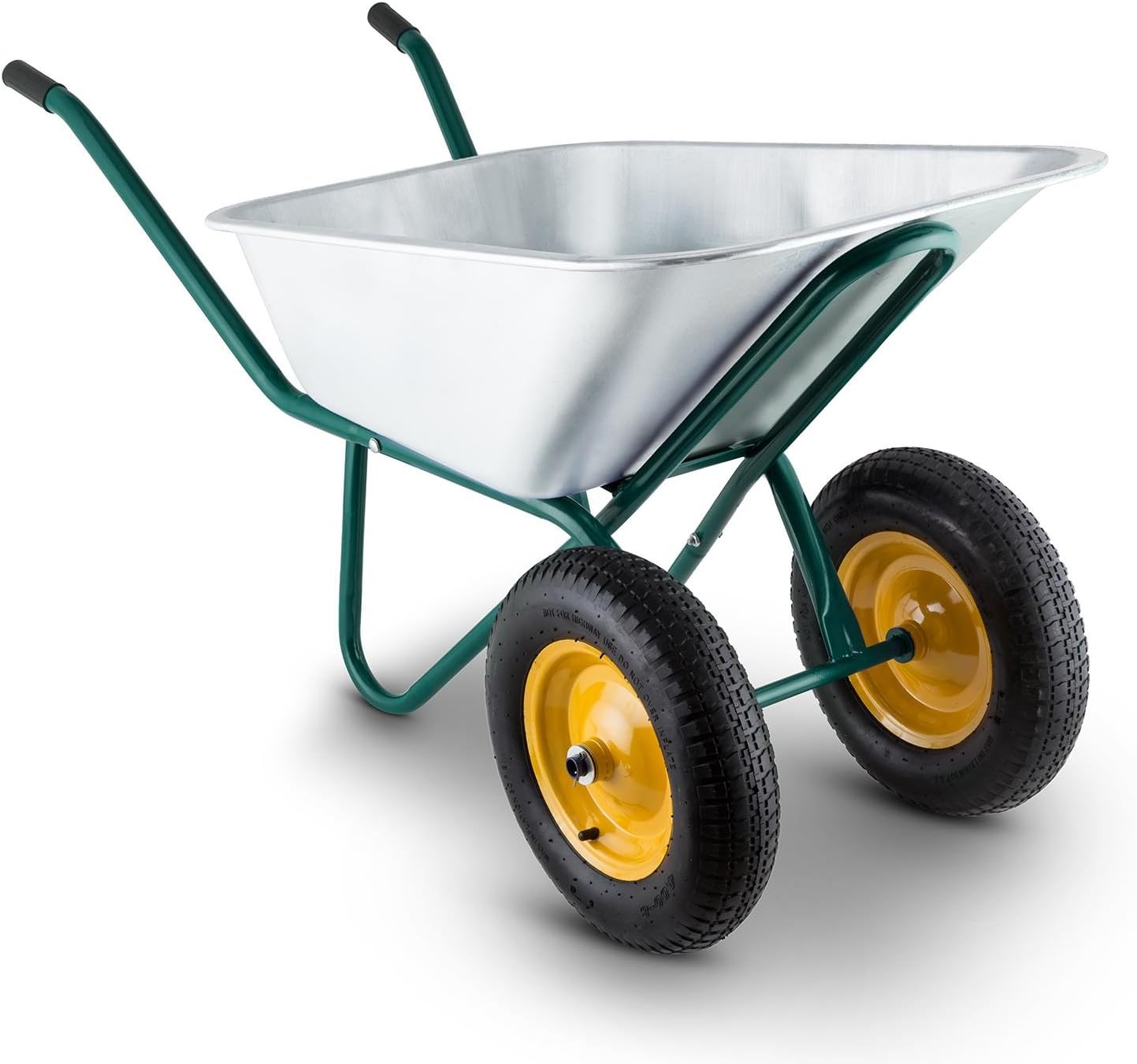 Waldbeck Heavyload Brouette de jardin Vert/gris — vue 2