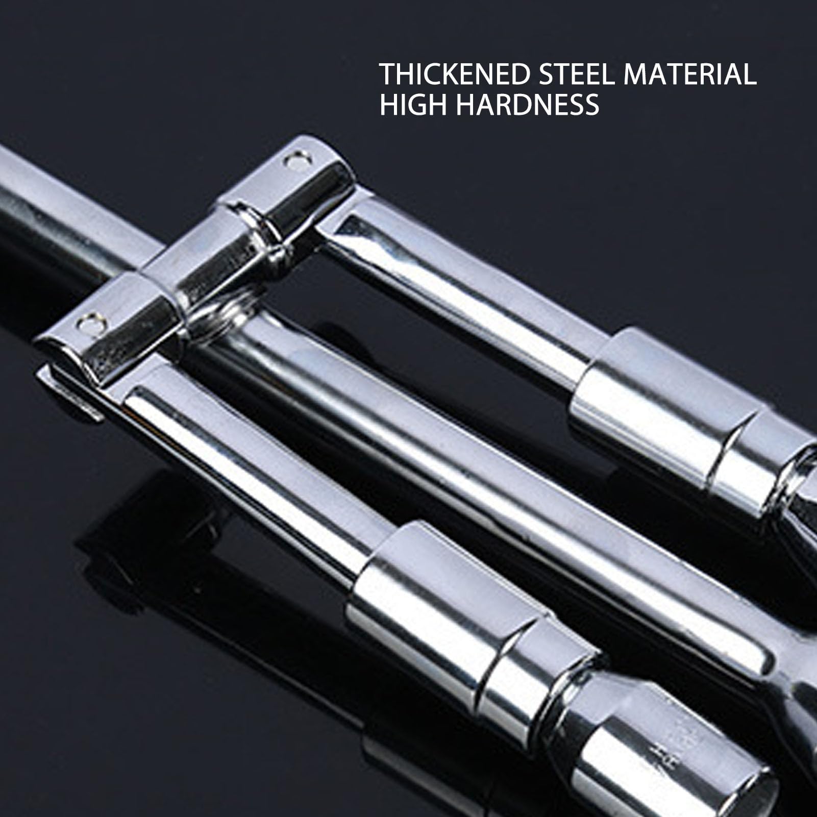 Chiave universale pieghevole da 35,5 cm, chiave a 4 vie in ferro per pneumatici, chiave pieghevole per auto, camion, SUV, chiave a capocorda scorrevole