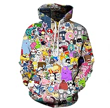 NEWCOSPLAY Unisex Novelty Hooded Sweatshirts 3D Printed Hoodies Colorful Pattern 074 - coolthings.us