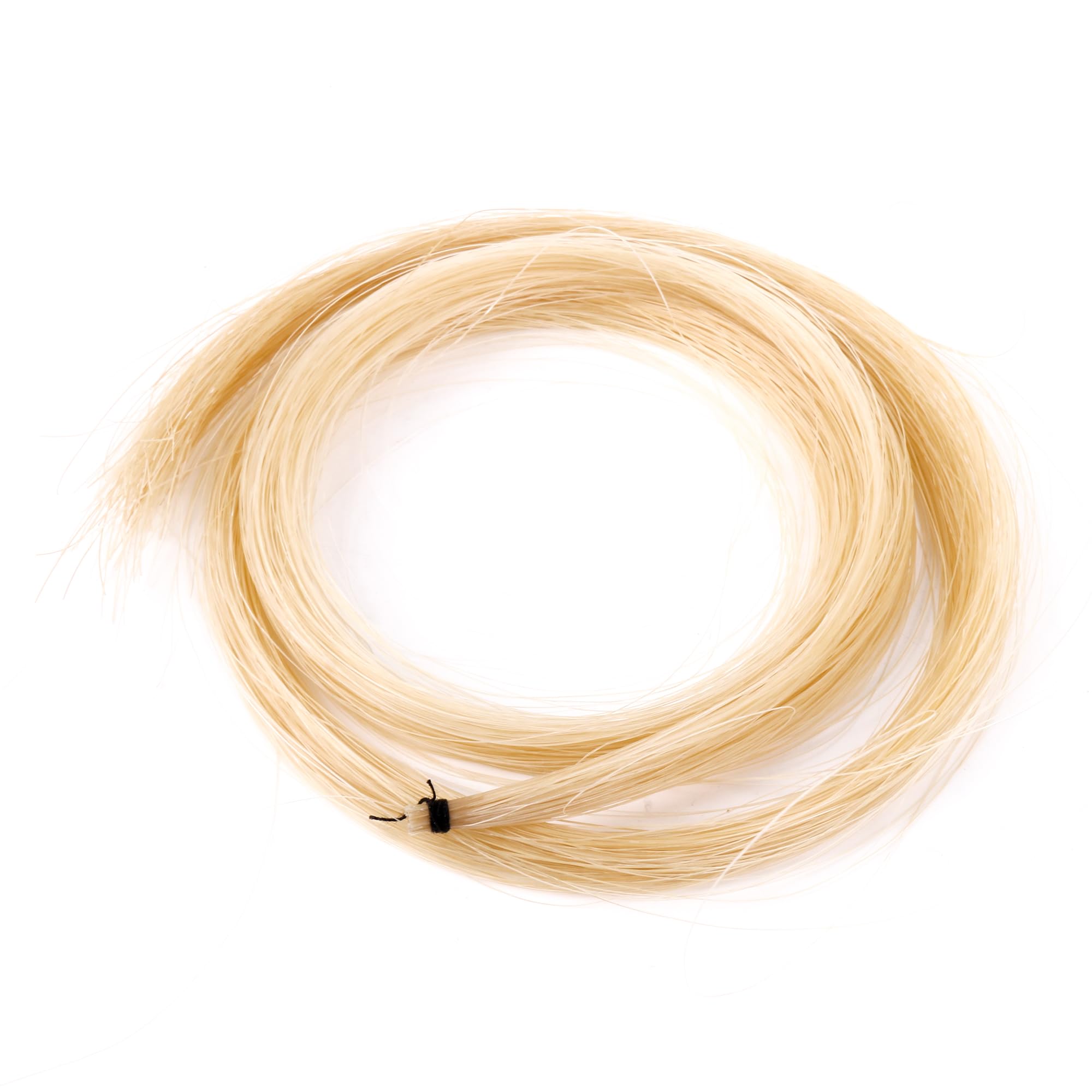 BQLZR 50 Hanks 32inch White Unbleached Horse Hair Replacement for Violin Viola Bow