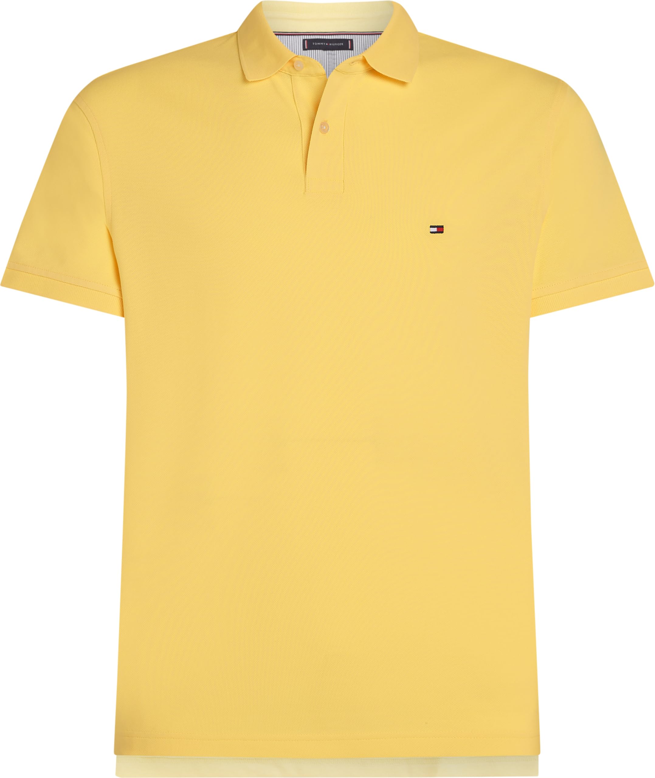 Tommy Hilfiger Men’s Short Sleeve 1985 Regular Fit Polo Shirt, Yellow (Citronella), S